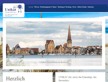 Tablet Screenshot of immobilienrostock.com